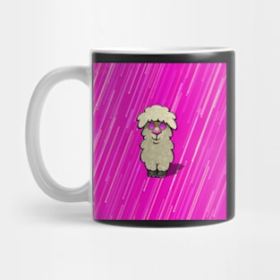 cool llama pink Mug